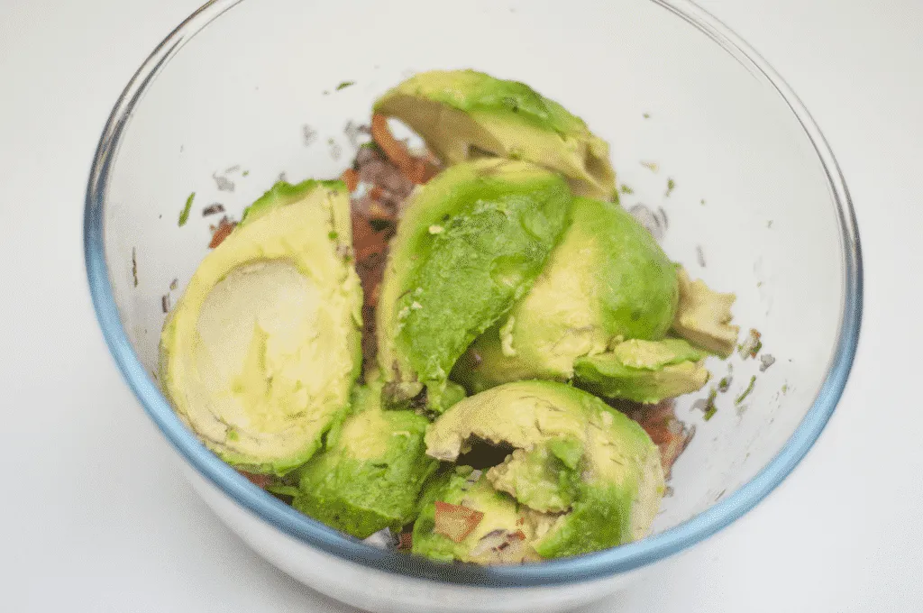 de-stoned avocado