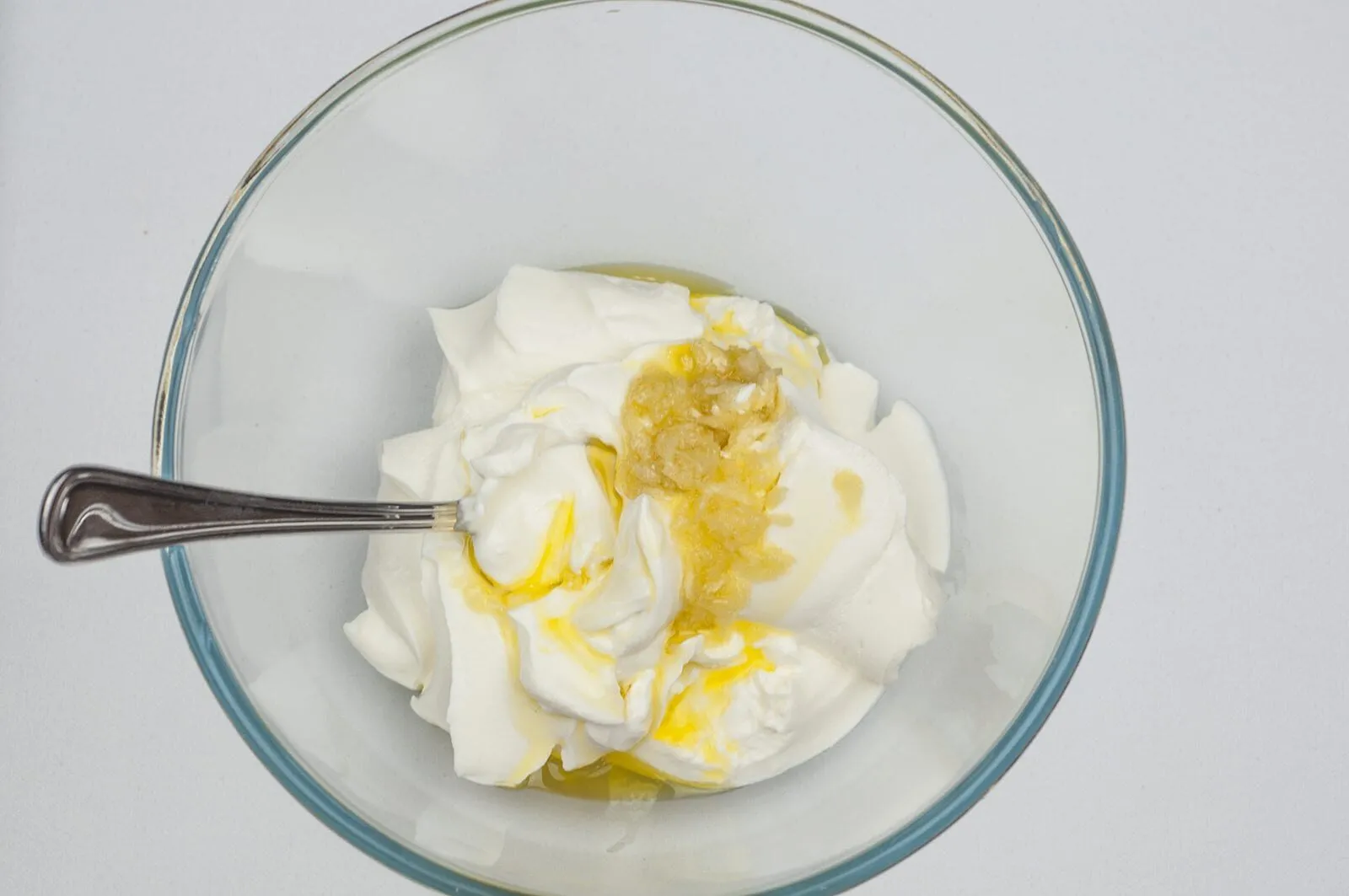 Yogurt and garlic