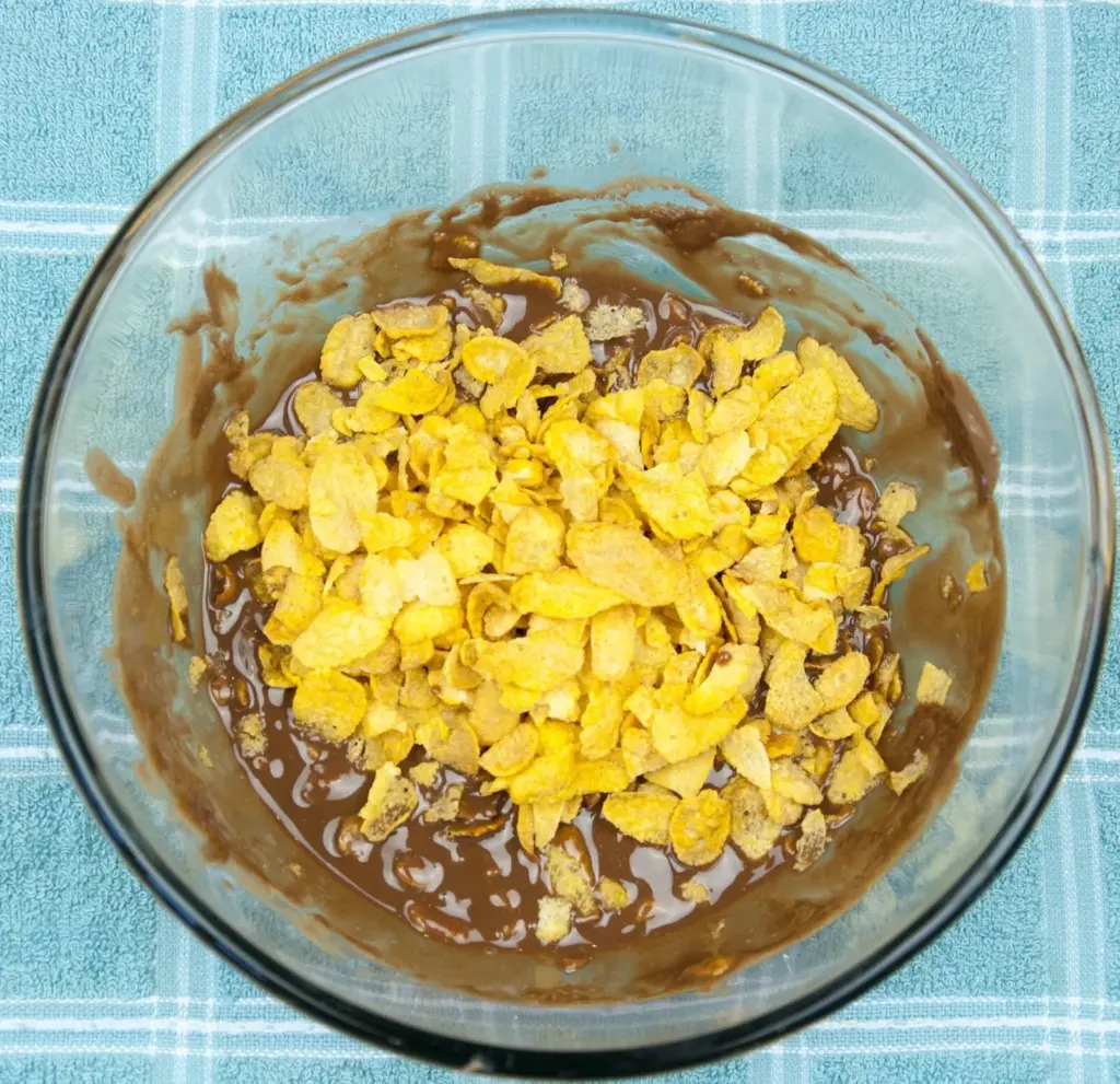 cornflakes and chocolate