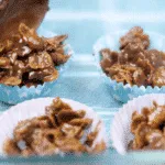 spoon into the cup cake cases