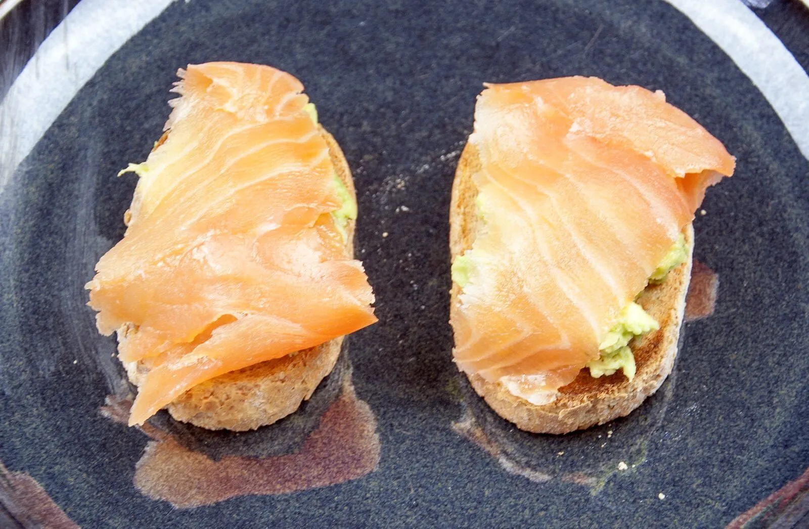 smoked salmon and avocado