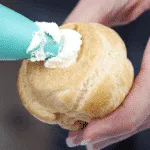 creamy profiteroles