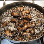How to make teriyaki tiger prawns. What can be more Japanese? Serve them in a fresh crunchy lettuce wrap and you have one fab healthy, low carb recipe. Yum! | https://theyumyumclub.com