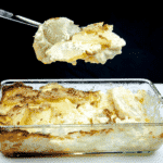Ever wondered how to make Cheesy Dauphinoise Potatoes? Or Gratin Dauphinoise as the French say!! :) Well, with only 4 ingredients this is a fantastic, simple and tasty potato side dish great to accompany any meat. Yum! | theyumyumclub
