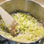 Pan-fried scallops with leek risotto! What a seafood recipe. Such a tasty dish & very versatile. Use any seafood with the risotto. Look at the cod here! Yum! | theyumyumclub