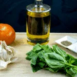 Enjoy the taste of Italy in this homemade bruschetta. Wonderful garlic, tomato concasse, basil, and extra virgin olive oil. Make the bread too if you like! | theyumyumclub.com