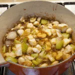 Cream of garlic and onion soup. How much more French can you get? Just remember, if you're planning on kissing after dinner you'll need to share...???? Yum! | theyumyumclub.com