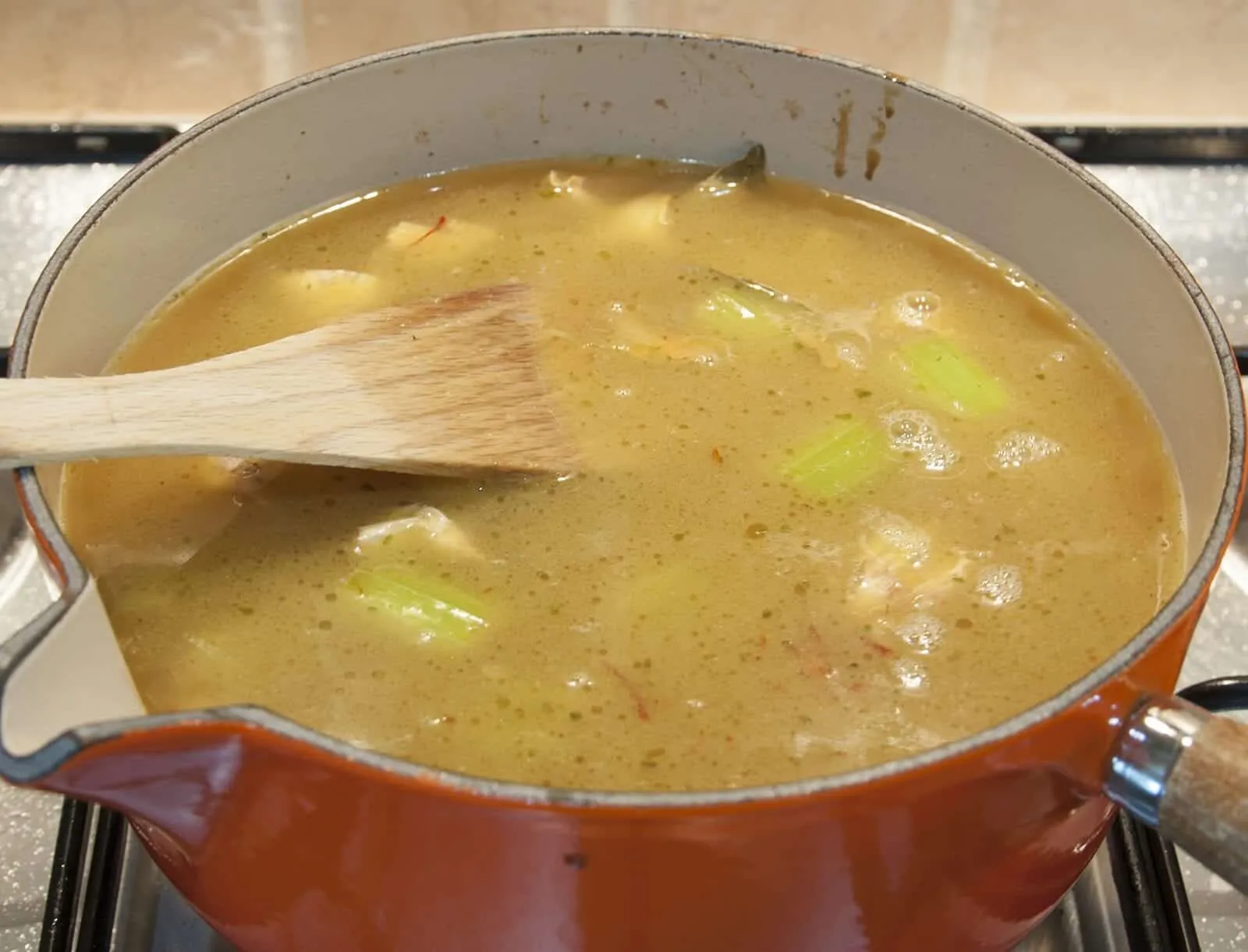 Cream of garlic and onion soup. How much more French can you get? Just remember, if you're planning on kissing after dinner you'll need to share...???? Yum! | theyumyumclub.com