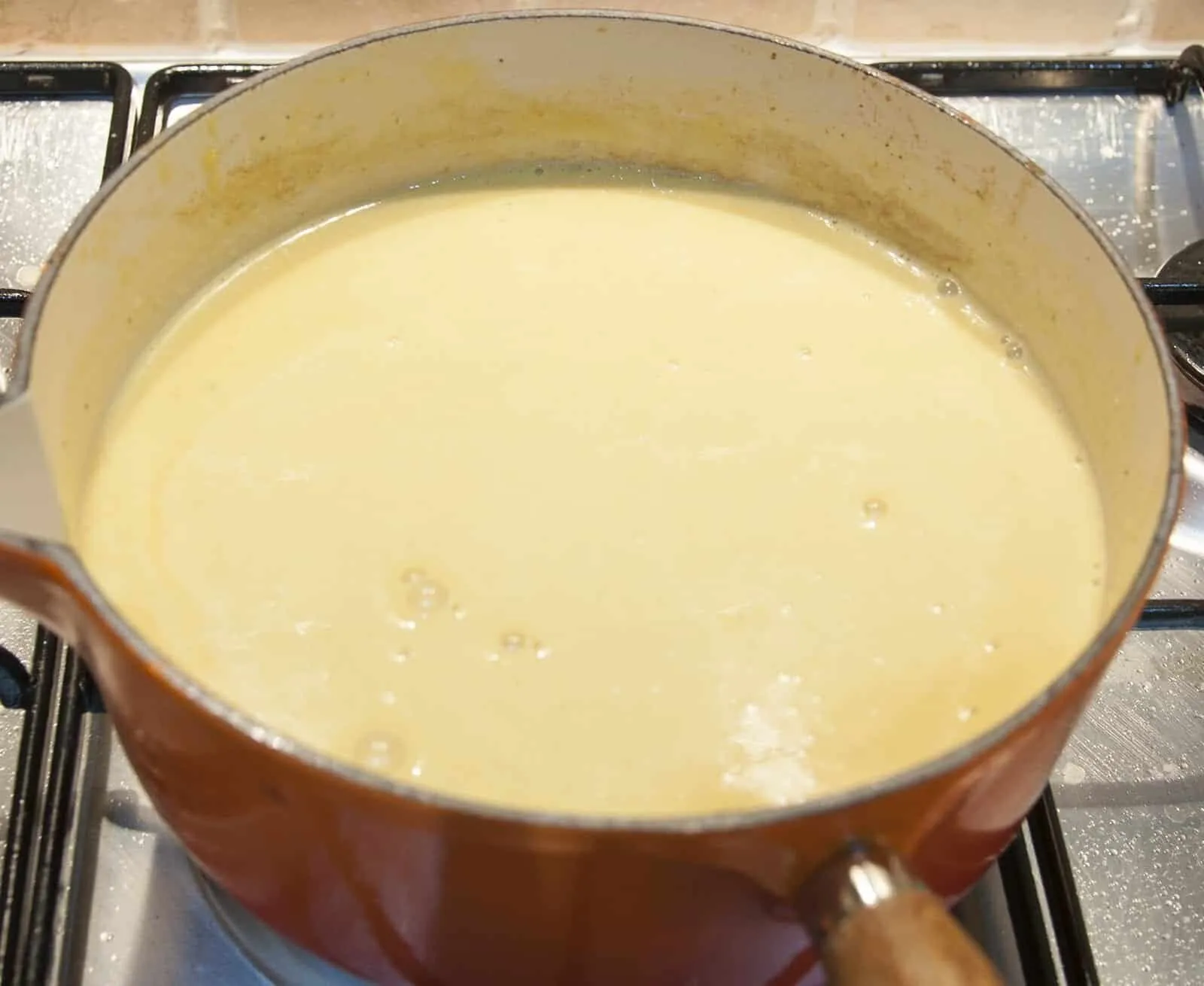 Cream of garlic and onion soup. How much more French can you get? Just remember, if you're planning on kissing after dinner you'll need to share...???? Yum! | theyumyumclub.com
