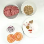 Lamb burgers are a great alternative to the traditional beef burger, and far tastier. Make them at home in no time. Try in a brioche bun with tzatziki. Yum! | theyumyumclub.com