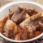 Pot roasted lamb shanks. Need I say more...? Surely the best cut of lamb there is. Slow roast in red wine and seasonal vegetables. Pure culinary bliss. Yum! | theyumyumclub.com