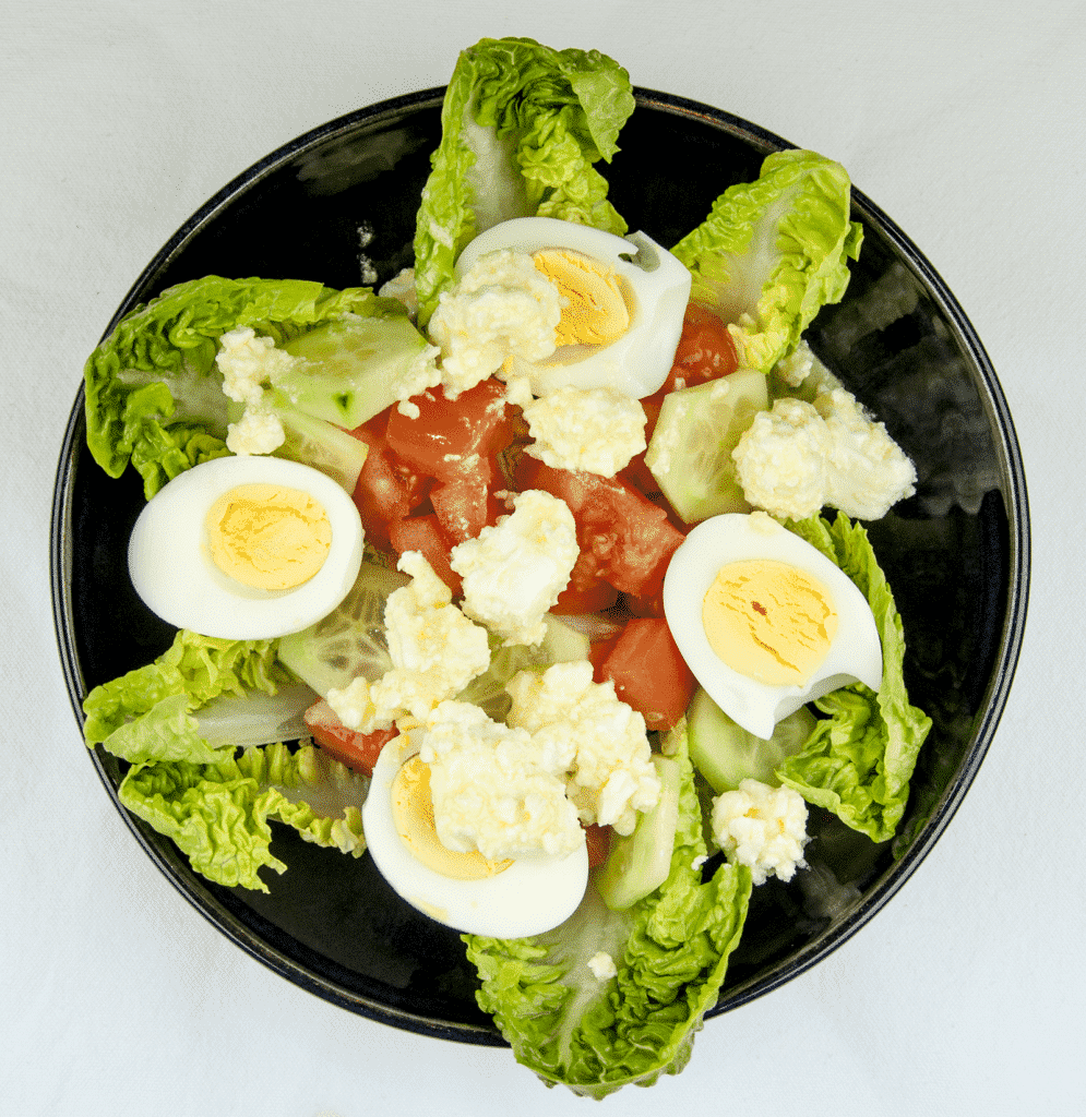 Smoked Salmon and Feta Salad - A tasty salad with a touch of Greece