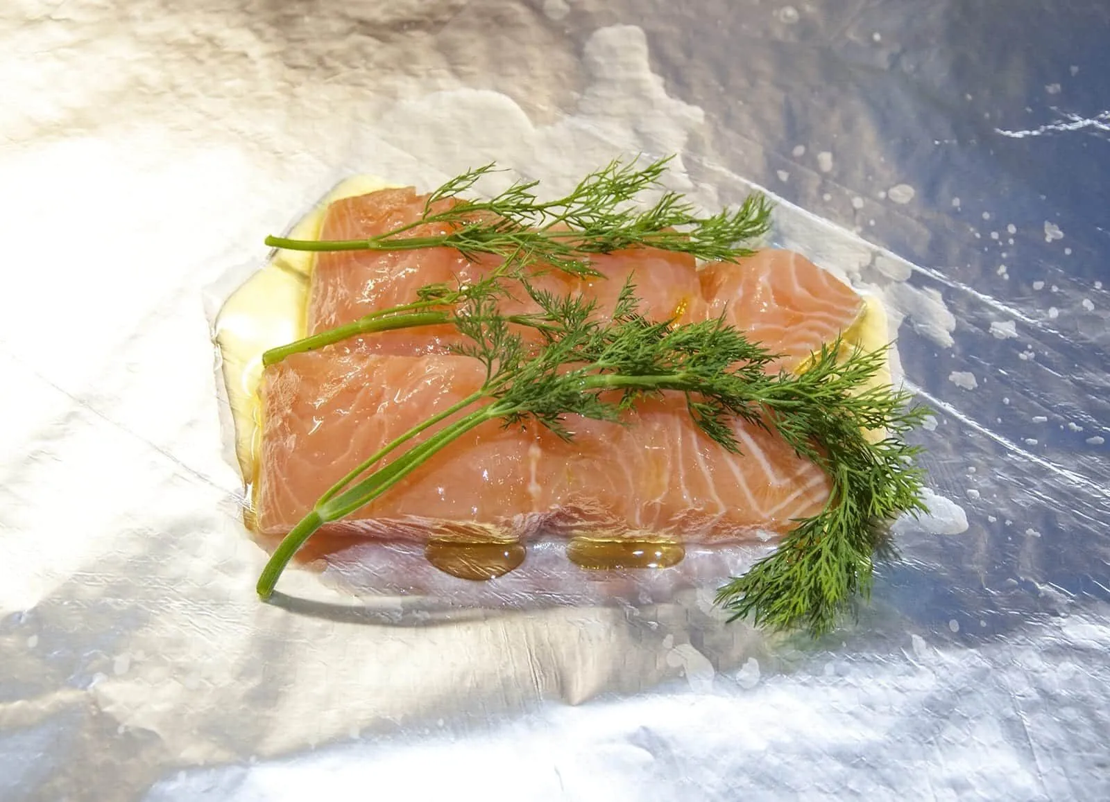 Steamed Salmon in White Wine