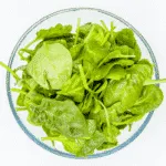 Avocado and spinach detox smoothie. But why detox? Because of the superfoods of ginger and chia seeds! All washed down with almond milk and honey. Yum! | theyumyumclub.com