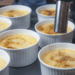 Creme brulee is a classic French dessert of rich creamy custard with a crunchy caramelized sugar topping. This recipe really is pure decadence. Yum! ???? | theyumyumclub.com