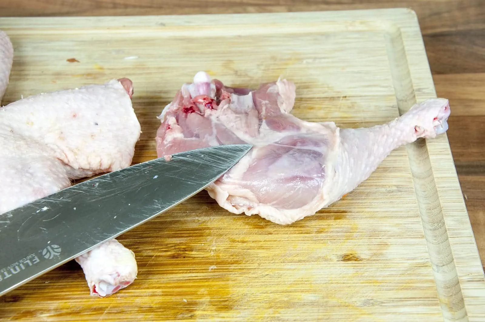 Classic coq au vin. A wonderfully rustic French casserole of chicken in red wine. Simple to make and very tasty. A great recipe for all of the family. Yum! | theyumyumclub.com