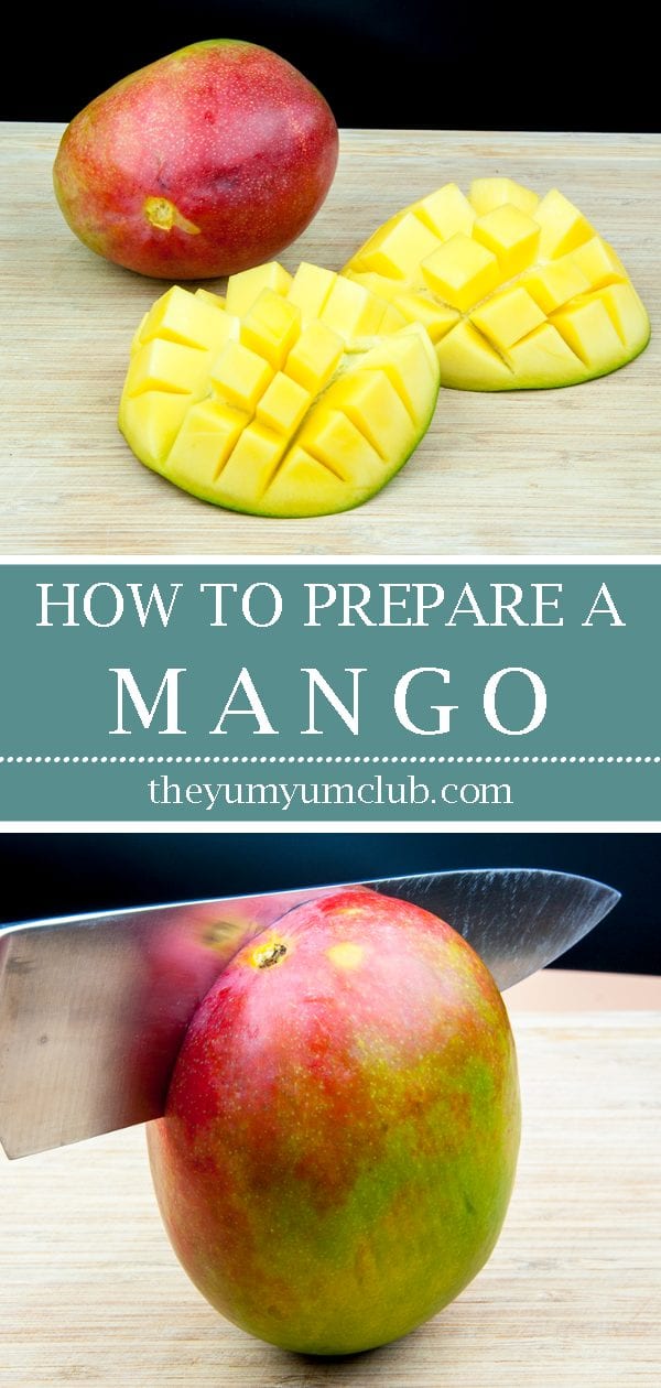 Ever wondered how to prepare a mango like in those wonderful tropical fruit displays you see at fancy buffets? It's easy. Just follow this simple tutorial... | theyumyumclub.com