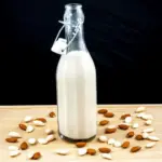 Ever wondered how to make your own almond milk? Believe me, it's easier than milking a cow! Diary free goodness in your own kitchen. And the kids can help too! | theyumyumclub.com