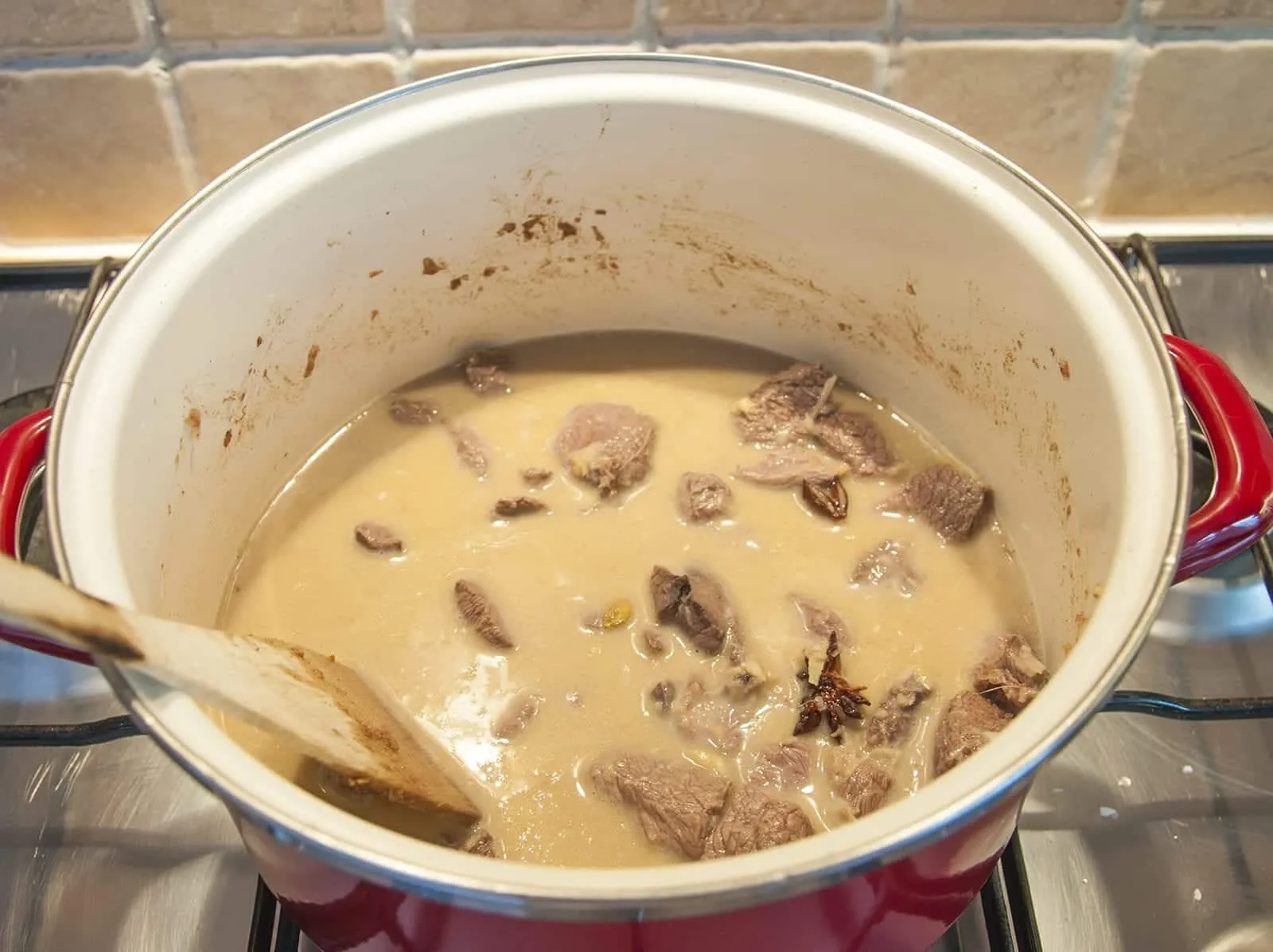 Malaysian beef rendang is a classic tasty South East Asian recipe. The sweet taste of coconut combined with chilli, ginger and eastern spices. Yum! | theyumyumclub.com