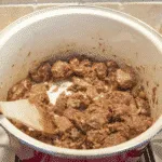 Malaysian beef rendang is a classic tasty South East Asian recipe. The sweet taste of coconut combined with chilli, ginger and eastern spices. Yum! | theyumyumclub.com