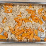 Once cooked add the pearly barley | https://theyumyumclub.com/2019/04/22/braised-carrot-pearl-barley-salad/