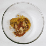 Aromatic tandoori chicken tikka style. Add the spices to a mixing bowl | https://theyumyumclub.com/2019/05/01/chicken-tandoori-tikka-style/