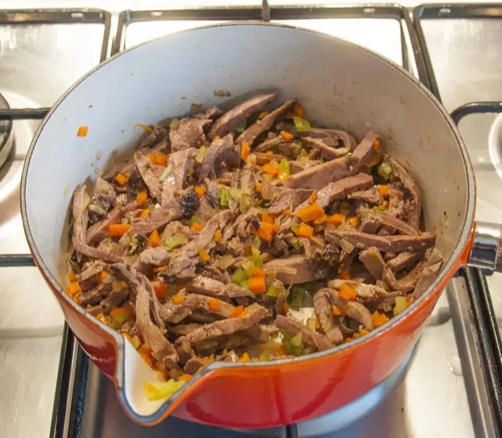 Leftover Marrakesh Lamb Ragu Pappardelle. North Africa meets the Mediterranean. What a food combination! What a recipe! And using leftovers means no waste!! | theyumyumclub.com