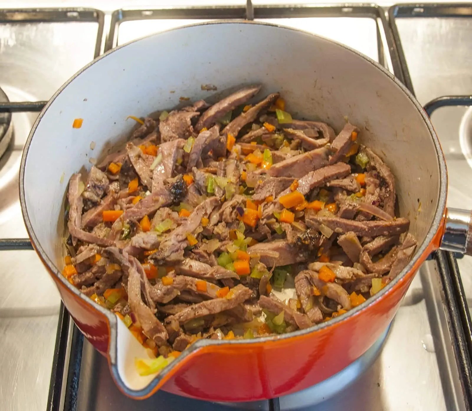 Leftover Marrakesh Lamb Ragu Pappardelle. North Africa meets the Mediterranean. What a food combination! What a recipe! And using leftovers means no waste!! | theyumyumclub.com