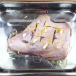 Aromatic spice-rubbed roast lamb Marrakesh style. 11 fragrant spices go into this scrummy recipe. The aroma of a Marrakesh Bazaar in your own kitchen. Yum! | theyumyumclub.com