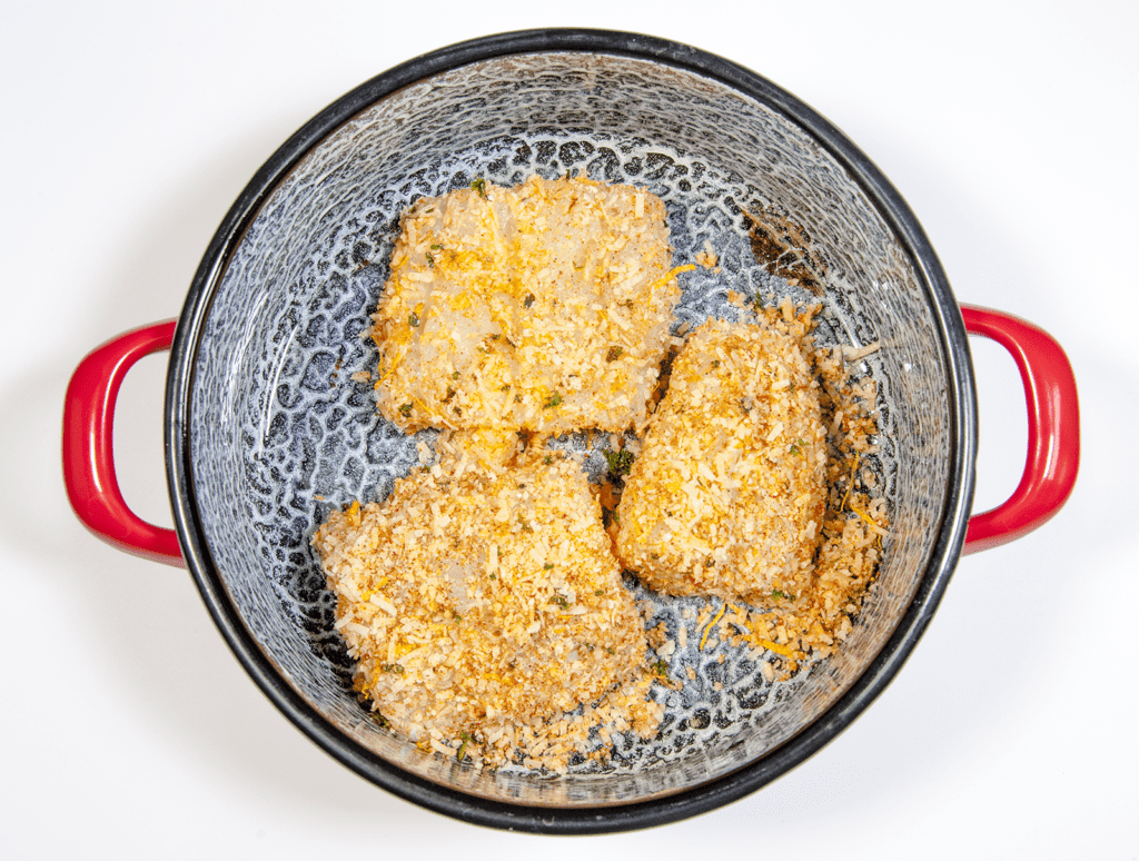 Parmesan & Paprika Haddock Baked in Garlic Butter