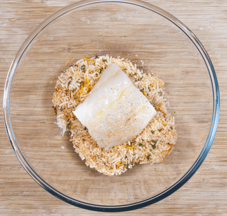 Parmesan & Paprika Haddock Baked in Garlic Butter