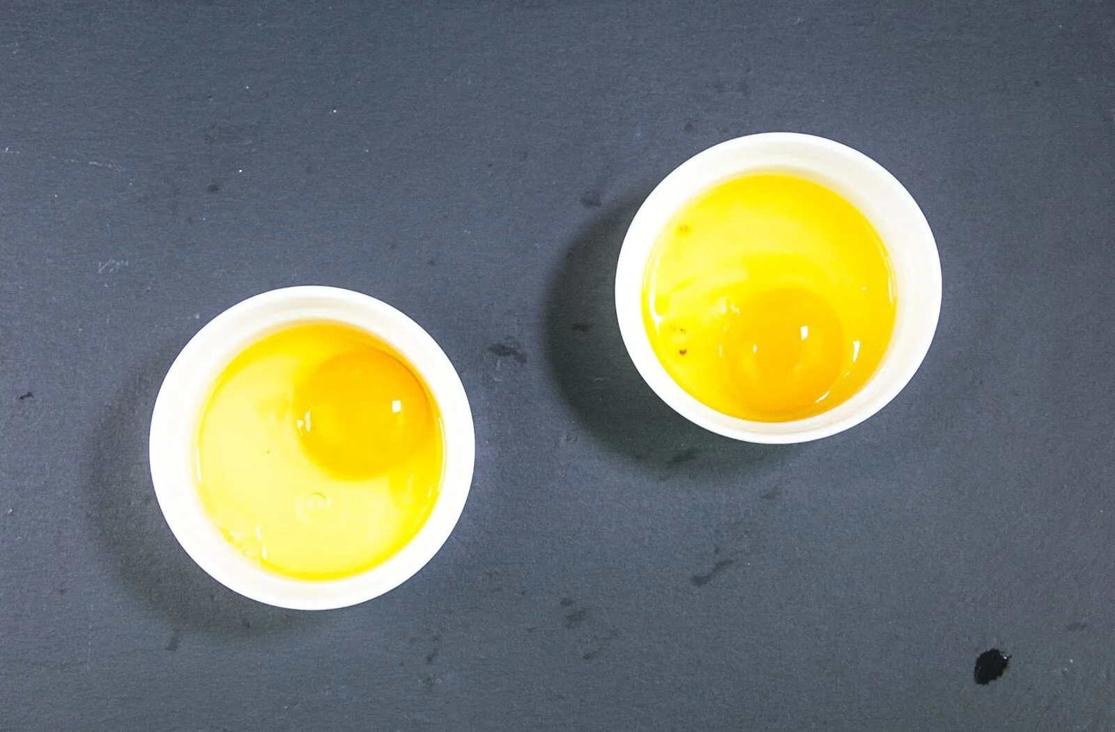 Eggs in ramekins ready for poaching | theyumyumclub.com