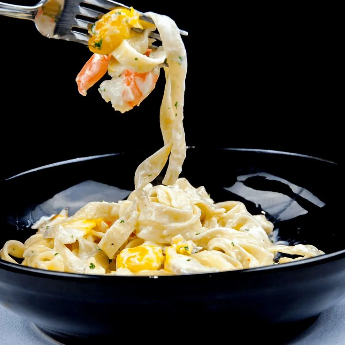 Smoked haddock and prawn tagliatelle