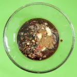 Add all the marinade ingredients to a bowl. Chinese sticky hoisin chilli ribs. Perfect pork spare rib. Yum! Yum! | theyumyumclub.com