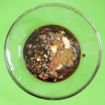 Add all the marinade ingredients to a bowl. Chinese sticky hoisin chilli ribs. Perfect pork spare rib. Yum! Yum! | theyumyumclub.com