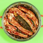 Smoother the ribs in the marinade. Chinese sticky hoisin chilli ribs. Perfect pork spare rib. Yum! Yum! | theyumyumclub.com