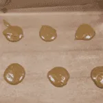 Ginger brandy snaps. Spoon on to baking paper | https://theyumyumclub.com/2019/05/07/ginger-brandy-snaps/