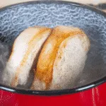 Pork loin in brandy and cream. Brown off the pork loin chops | https://theyumyumclub.com/2019/05/01/pork-loin-brandy-cream/
