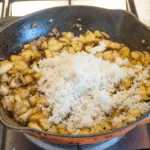 Streaky & apple pork tenderloin. Add the mustard and breadcrumbs | https://theyumyumclub.com/2019/05/19/streaky-apple-pork-tenderloin/
