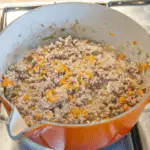 Cheddar topped shepherd's pie. Cook the minced lamb