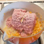 Cheddar topped shepherd's pie. Add the minced lamb