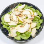 Add the nuts | https://theyumyumclub.com/2019/06/10/cashew-cranberry-comte-fruit-salad/