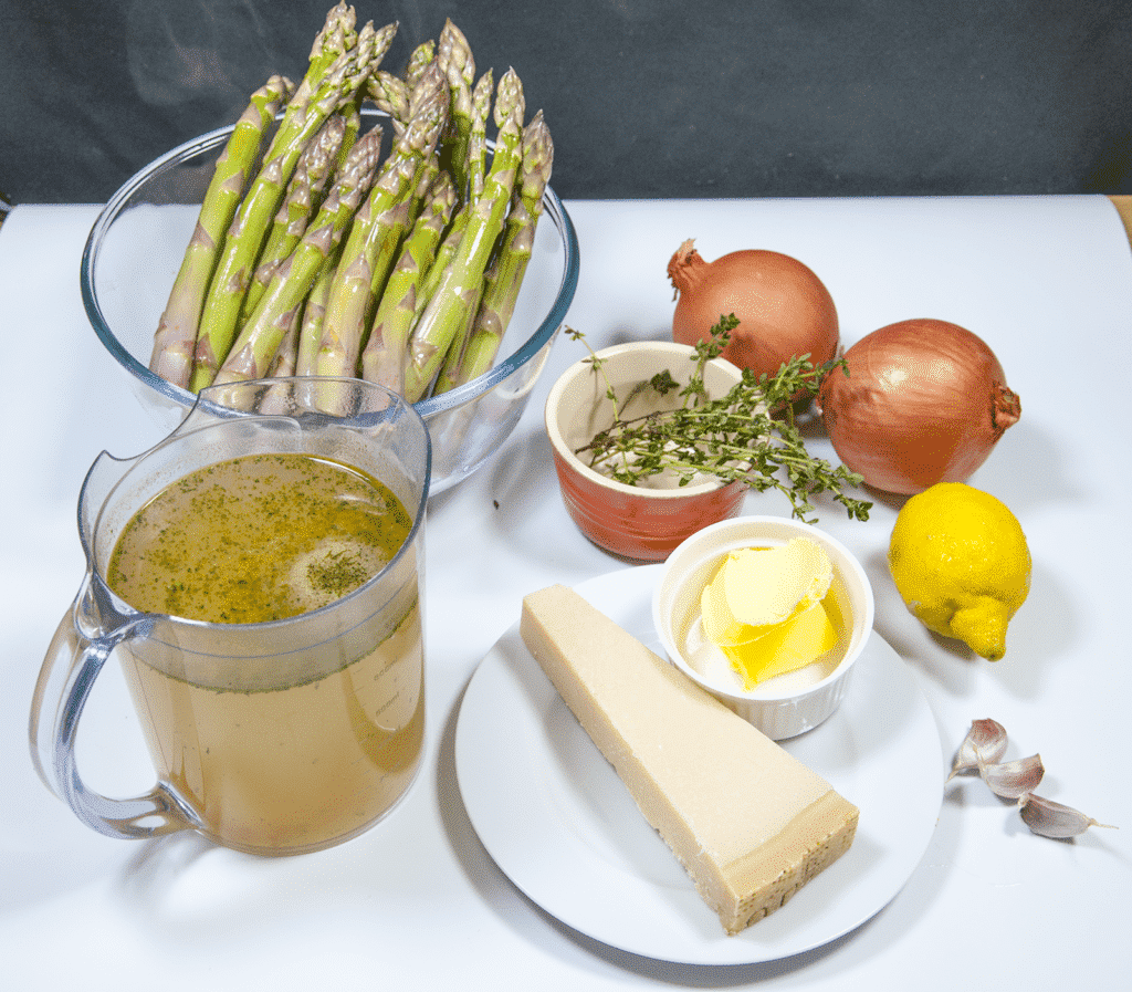 Asparagus Soup With Lemon and Parmesan