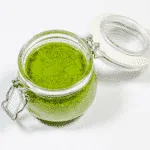 Smooth sweet coriander dressing | https://theyumyumclub.com/2019/06/10/cashew-cranberry-comte-fruit-salad/