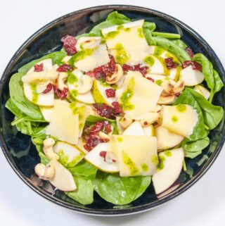 Cashew, Cranberry and Comte Fruit Salad | https://theyumyumclub.com/2019/06/10/cashew-cranberry-comte-fruit-salad/