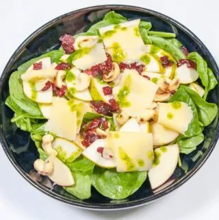 Cashew, Cranberry and Comte Fruit Salad | https://theyumyumclub.com/2019/06/10/cashew-cranberry-comte-fruit-salad/