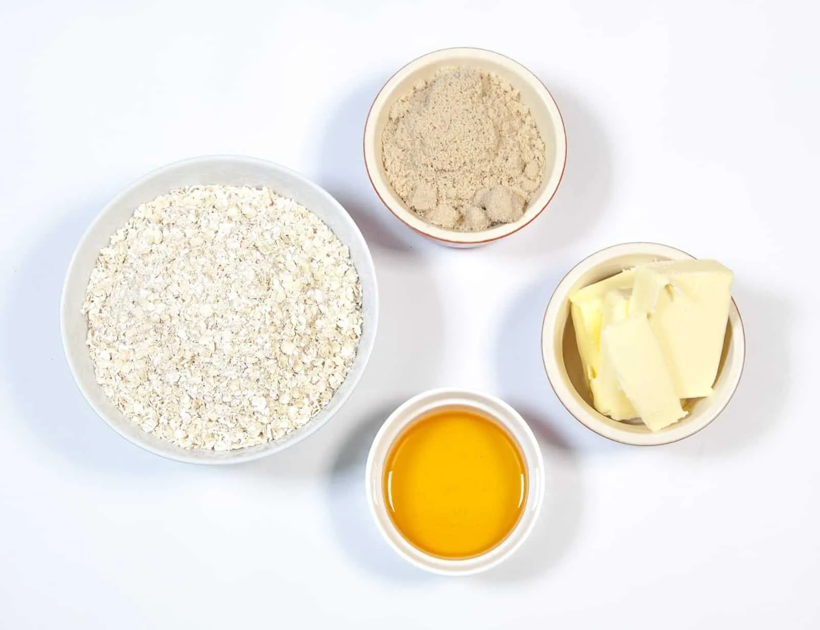Gather the ingredients together | https://theyumyumclub.com/2019/06/01/extra-soft-and-chewy-flapjacks/
