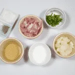 Prepare the ingredients | https://theyumyumclub.com/2019/06/24/bavarian-potato-salad-bacon/