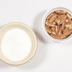 Gather the ingredients together. Humble Hummingbird Cake With Sweet Pecan Dust | https://theyumyumclub.com/2019/06/05/humble-hummingbird-cake-sweet-pecan-dust/