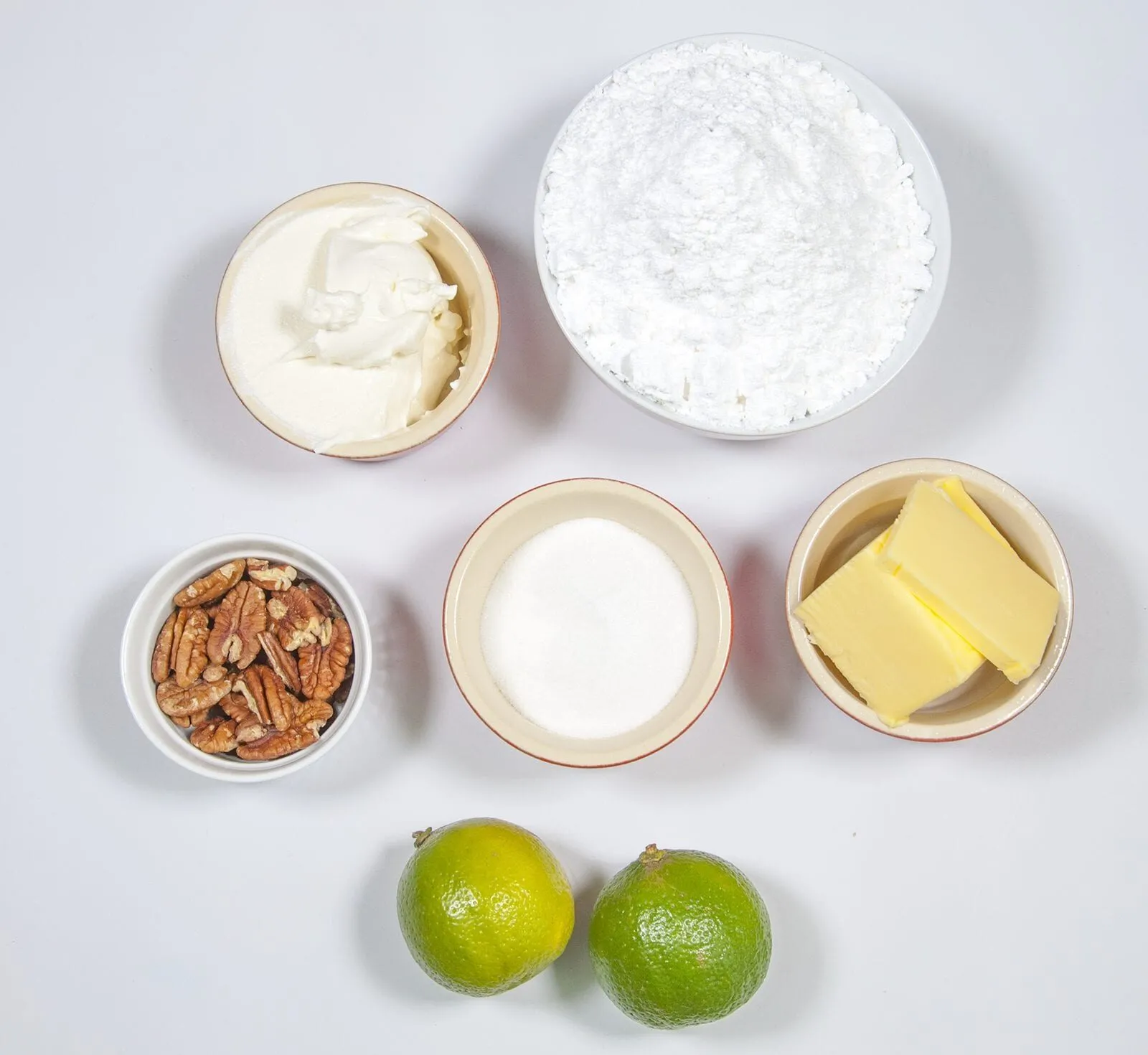 Gather the ingredients together. Humble Hummingbird Cake With Sweet Pecan Dust | https://theyumyumclub.com/2019/06/05/humble-hummingbird-cake-sweet-pecan-dust/